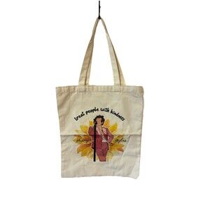 Harry Styles Cotton Canvas Tote Bag Treat People With Kindness
